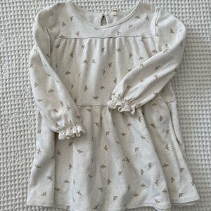 QUINCY MAE BIRDS DRESS | 4-5y EUC